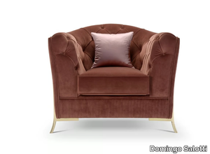 NEFELE - Tufted fabric armchair with fire retardant padding _ Domingo Salotti