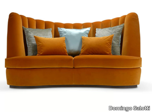 THALIA - 3 seater curved fabric sofa _ Domingo Salotti