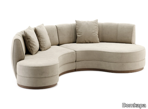 STELLA - Curved velvet sofa _ Domkapa