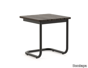 COPACABANA - Square steel and laminates top side table _ Domkapa