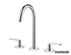 META 20713661 - 3 hole countertop washbasin tap with individual rosettes _ Dornbracht