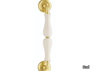 MARTINA - Brass and porcelain pull handle _ Dnd