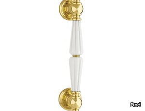 ELISA - Brass and porcelain pull handle _ Dnd