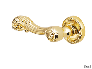 ISANA - Brass door handle on rose _ Dnd