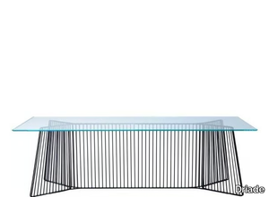 ANAPO - Tempered glass table _ Driade