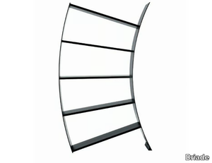 VIRGO - Aluminium bookcase _ Driade