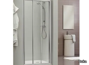 DUKESSA 3000 - A-CT3 - Niche crystal shower cabin with sliding door _ Duka