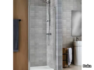 VELA 2000 V6STL - Crystal shower cabin with tray _ Duka