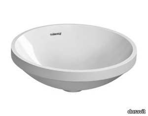 ARCHITEC - Undermount round ceramic washbasin _ Duravit