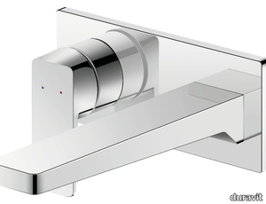 MANHATTAN - Single handle washbasin mixer with plate _ Duravit