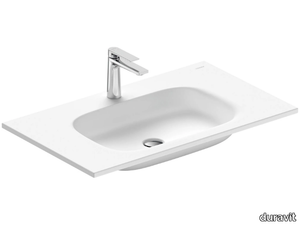 SIVIDA - Inset single composite material washbasin _ Duravit