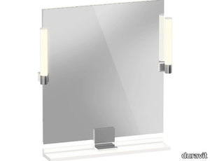 SIVIDA - Wall-mounted mirror with integrated lighting _ Duravit