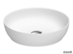 SIVIDA - Countertop round composite material washbasin _ Duravit