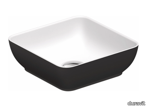 SIVIDA - Countertop square composite material washbasin _ Duravit