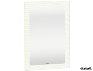 CAPE COD - Wall-mounted bathroom mirror with integrated lighting _ Duravit