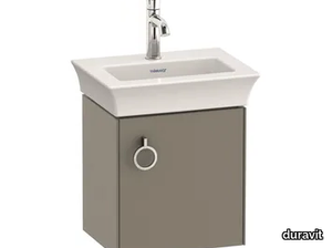 WHITE TULIP WT4250 - Single wall-mounted wooden vanity unit with doors _ Duravit