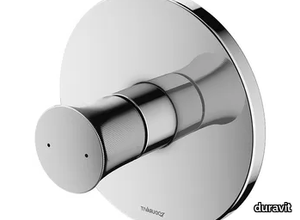 WHITE TULIP - Recessed single handle shower mixer with plate _ Duravit