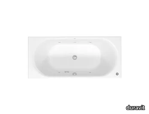 D-NEO - Built-in hydromassage acrylic bathtub _ Duravit