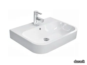 HAPPY D.2 - Countertop ceramic washbasin _ Duravit