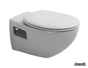 DURAPLUS - Wall-hung ceramic toilet _ Duravit