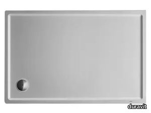 STARCK - Rectangular acrylic shower tray _ Duravit