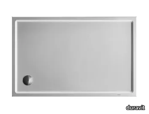 STARCK - Rectangular acrylic shower tray _ Duravit