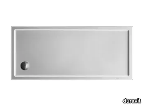 STARCK - Rectangular acrylic shower tray _ Duravit