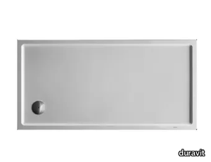 STARCK - Rectangular acrylic shower tray _ Duravit