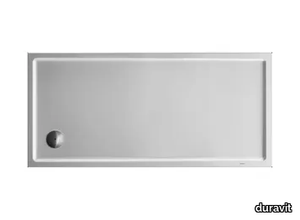 STARCK - Rectangular acrylic shower tray _ Duravit