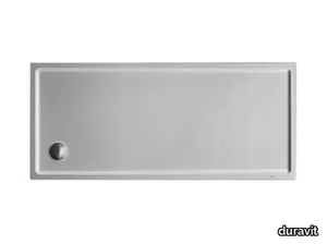 STARCK - Rectangular acrylic shower tray _ Duravit