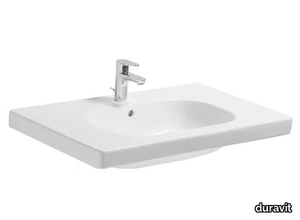 D-CODE - Rectangular ceramic washbasin _ Duravit