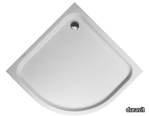 D-CODE - Corner acrylic shower tray _ Duravit