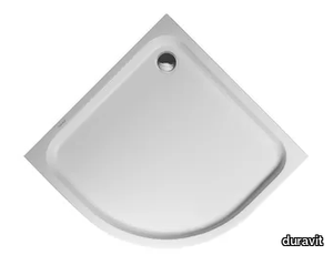 D-CODE - Corner acrylic shower tray _ Duravit