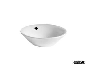 STARCK 1 - Countertop ceramic washbasin _ Duravit