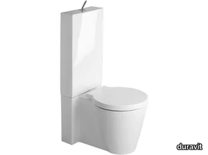 STARCK 1 - Close coupled ceramic toilet _ Duravit