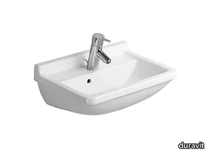 STARCK 3 - Ceramic washbasin with overflow _ Duravit