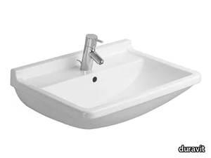 STARCK 3 - Ceramic washbasin with overflow _ Duravit