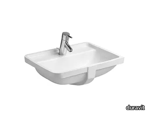 STARCK 3 - Undermount ceramic washbasin _ Duravit