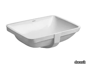 STARCK 3 - Undermount ceramic washbasin _ Duravit