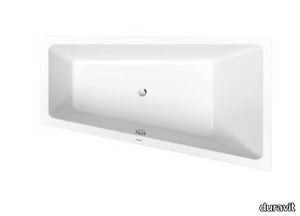 NO.1 - Asymmetric built-in ceramic bathtub _ Duravit