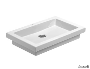 2ND FLOOR - Inset ceramic washbasin _ Duravit