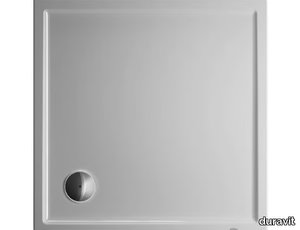 STARCK - Square acrylic shower tray _ Duravit