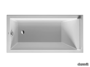 STARCK - Rectangular acrylic bathtub _ Duravit