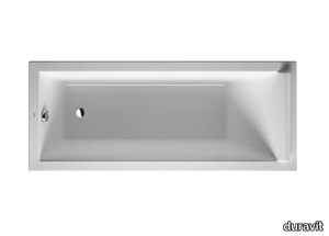 STARCK - Rectangular acrylic bathtub _ Duravit