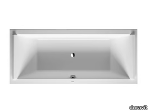 STARCK - Rectangular acrylic bathtub _ Duravit