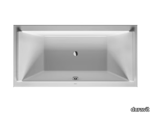 STARCK - Rectangular acrylic bathtub _ Duravit