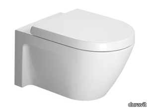 STARCK 2 - Wall-hung ceramic toilet _ Duravit