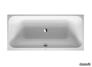 HAPPY D.2 - Rectangular built-in acrylic bathtub _ Duravit