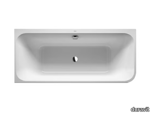 HAPPY D.2 - Corner acrylic bathtub _ Duravit