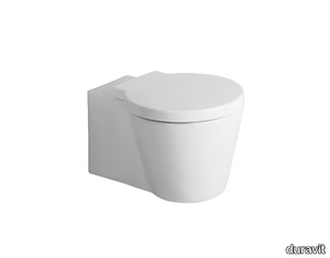 STARCK 1 - Wall-hung ceramic toilet _ Duravit